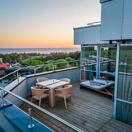 Elija Penthouse With Sea View & Terrace - Near - Free Parking Palanga